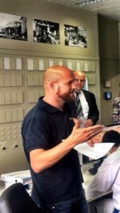 Provadis School of International Management & Technology, where the delegation learned about Provadis’ three-pronged method of coordinated training between vocational school, workplace experience and practical instruction within a student’s field of study.
